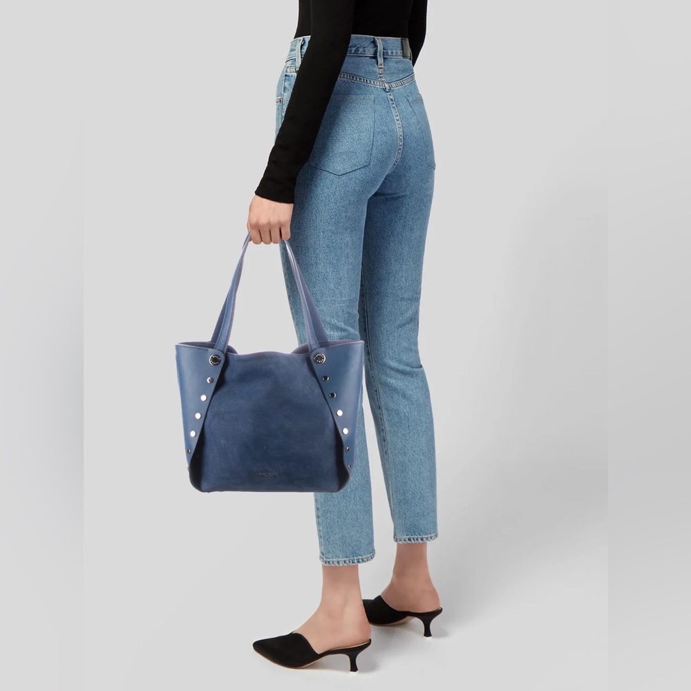 Henri Bendel Cooper Suede Tan Bag